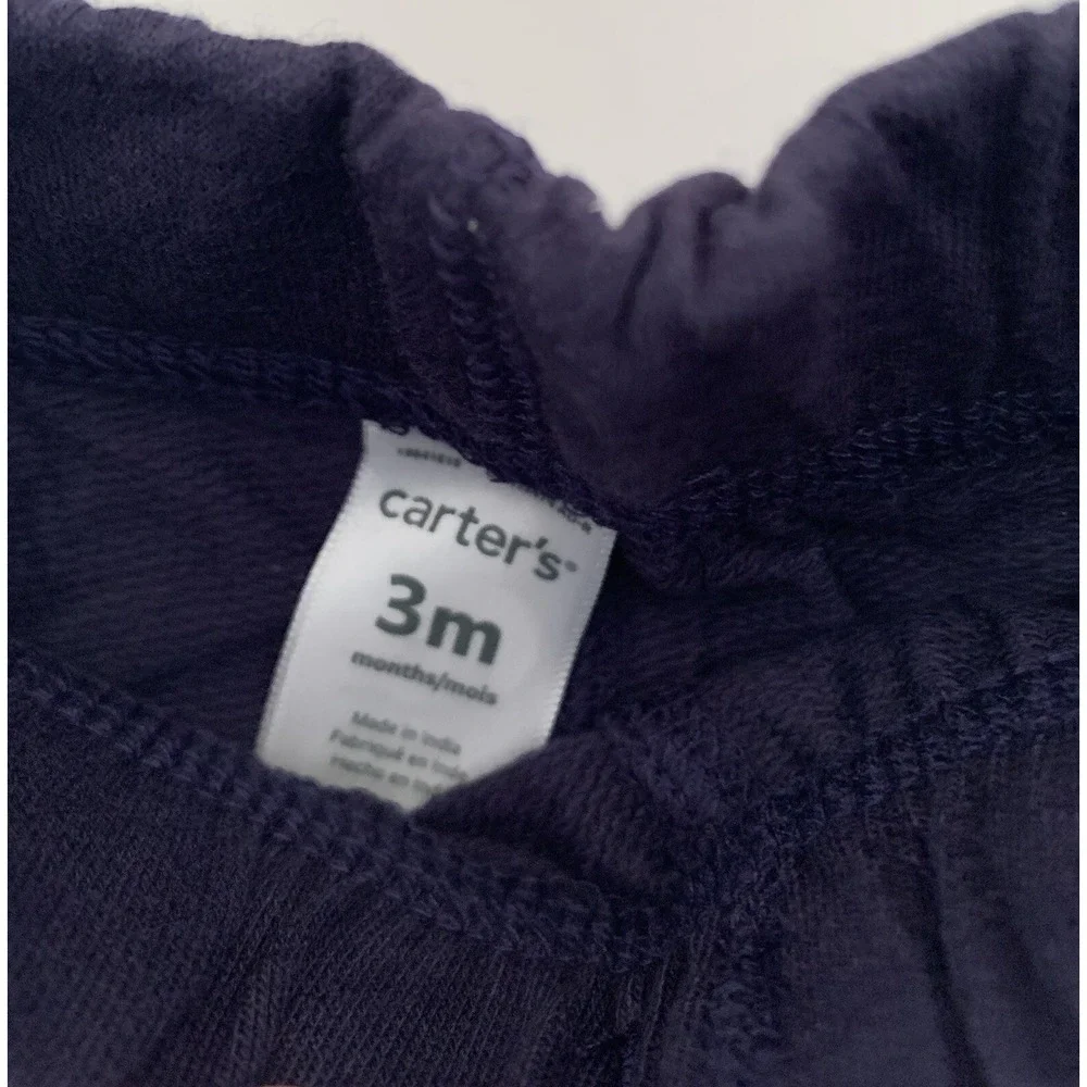 3 Months New Carters 2 Piece Pants and Shirt Animal Outdoor Theme Joggers